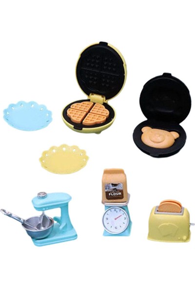 Bacca 1:12 Ekmek Makinesi Blender Elektronik Ölçekler Yaşam Sahnesi Mini Süsler (Yurt Dışından)