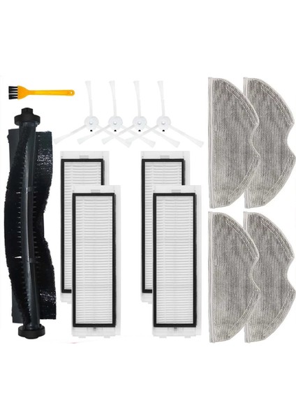 360 S5 / S7 / S7 Pro Robot Vakum Yedek Parçaları İçin Değiştirme Ana Fırça Yan Fırça Hepa Filtre (Yurt Dışından)