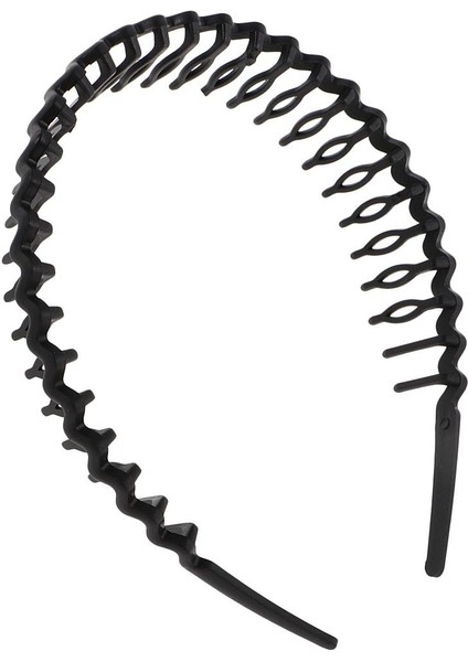 10PCS/SET Düz Siyah Kafa Bandı Uzun