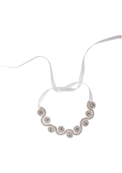 1920'LER Boncuklar Kafa Bandı Düğün Gelin Bel Bandı A(Yurt Dışından)