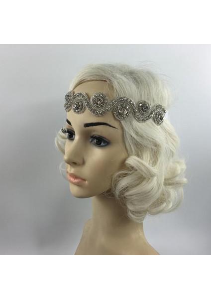 1920'LER Boncuklar Kafa Bandı Düğün Gelin Bel Bandı A(Yurt Dışından) fırsatları