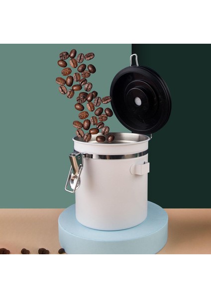 Nordic Coffee Bean Jar Creative Coffee Container Çay Konteyneri (Yurt Dışından)