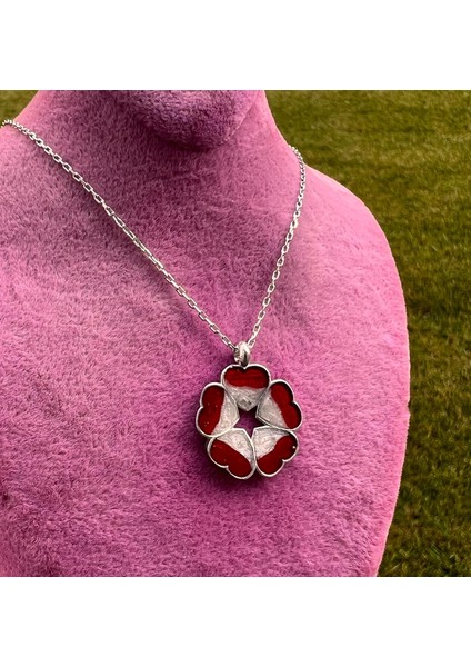 Aşk Çiçeği 925 Ayar Gümüş Kolye