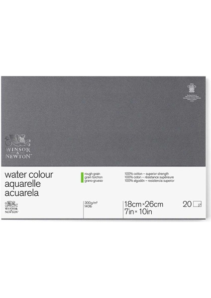 Professional Watercolour Rough 300GR Sulu Boya Bloku 20 Sayfa 18X26CM