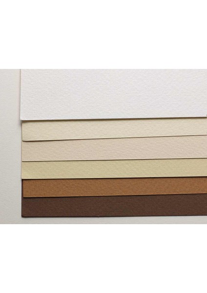 Pastel Bloknotu (Yapışkanlı) Toprak Tonlu Naturel Dokulu 160GR 24 Yaprak A4 (21X29.7CM)