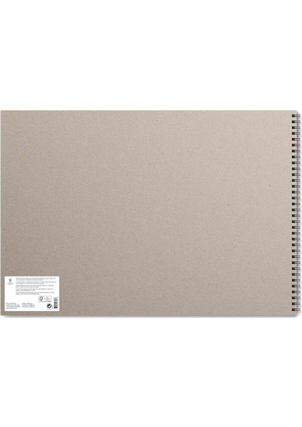 Eskiz Çizim Bloknotu (Spiralli) Yatay Hafif Dokulu 110GR 50 Sayfa A2 (42X59,4CM)