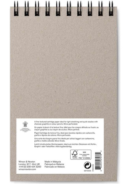 Eskiz Çizim Bloknotu (Spiralli) Yatay Hafif Dokulu 110GR 14X22CM 50YAPRAK indirimleri