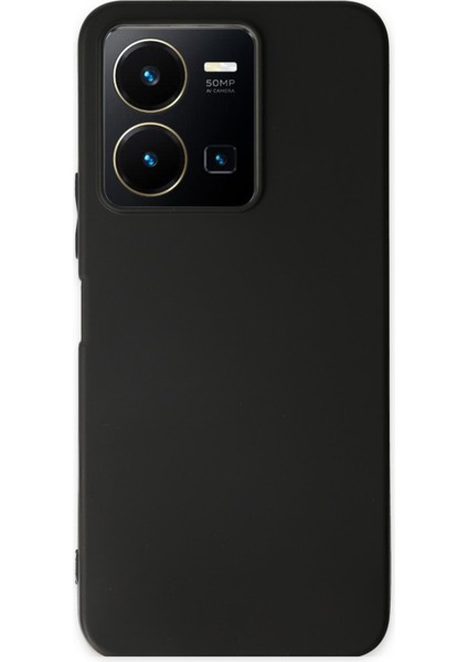 Vivo Y35 Kılıf Güçlü Tutuş Hissiyatlı Pürüssüz Yüzey Mat Soft Kapak