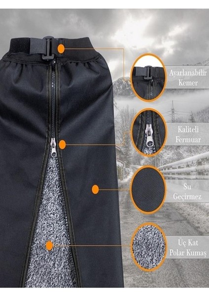 Ankaflex Motosiklet Sürücü Pantolonu Scooter Dizliği Sıvı Rüzgar Geçirmez Isı Yalıtımlı Koruyucu Aksesuar