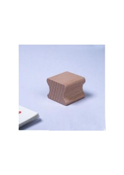 Ahşap Küp Mühür 20X20MM Kavrama Oluklu Blok Kayın Ağacı fırsatları