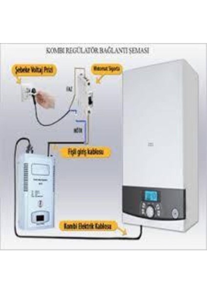 Elektrikci Market Baysallar Mikro Işlemcili Kombi Voltaj Regülatörü 500 Va fiyatları