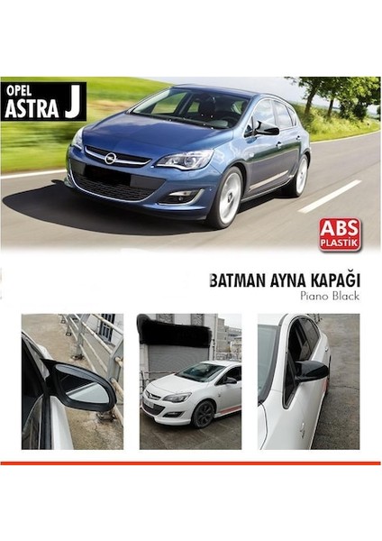 Opel Astra J Yarasa Batman Ayna Kapağı Parlak Siyah