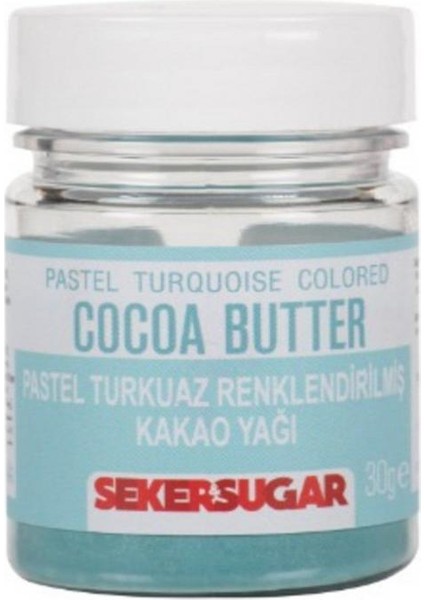 Pastel Turkuaz Yenilebilir Kakao Yağı 30 gr