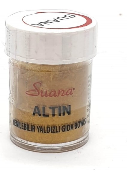 Yenilebilir Yaldızlı Altın Toz Gıda Boyası 5 gr