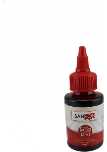 Su Bazlı Likit Sıvı Gıda Boyası 60 gr Kırmızı
