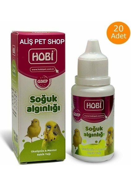 Kafes Kuşları Için Soğuk Algınlığı Damlası 30 ml x 20 Adet