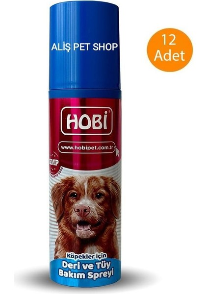 Köpekler Için Deri ve Tüy Bakım Spreyi 200 ml x 12 Adet