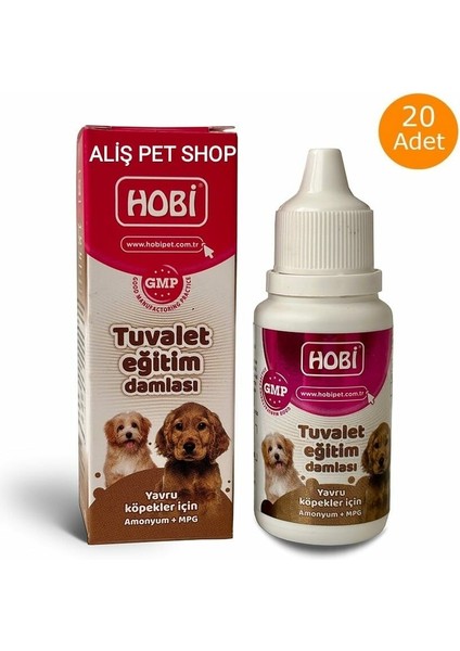 Köpekler Için Tuvalet Eğitim Damlası 30 ml x 20 Adet