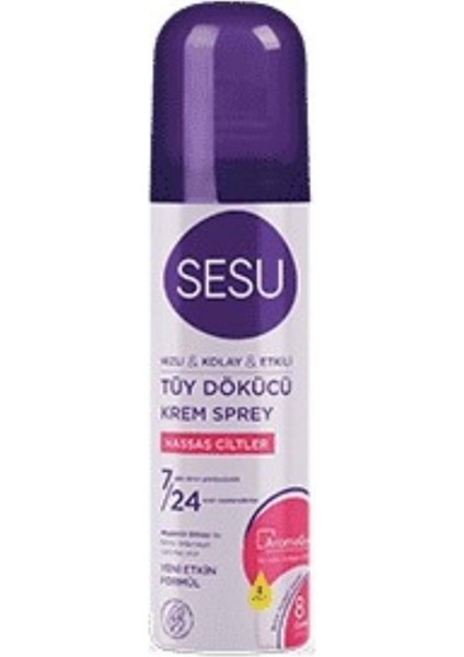 Tüy Dökücü Krem Sprey Hassas Ciltler Için 150 ml