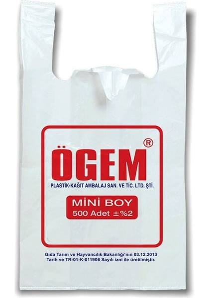 Plastik Mini Boy 500 Adet Hışır Poşet