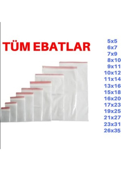 Kilitli Poşet 9X11