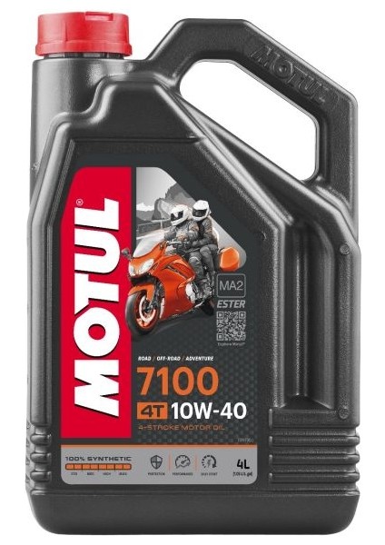 7100 10W40 Motosiklet Motor Yağı Tam Sentetik 4t 4 Litre