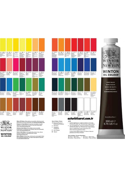 Winsor Newton Winton Yağlı Boya 200ml Scarlet Lake / 603