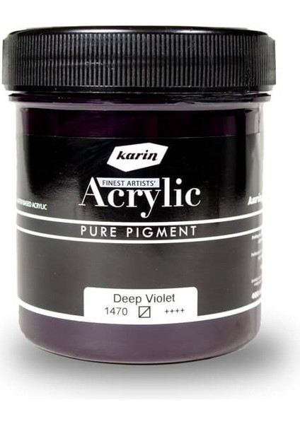 : Artist Akrilik Boya : 400 ml : 1470 Deep Violet