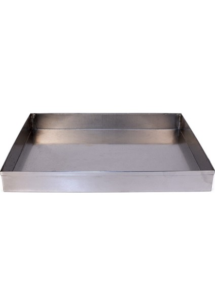 : Paslanmaz Çelik Ebru Teknesi : 25 x 35