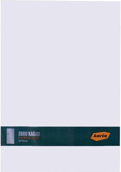 : Ebru Kağıdı Beyaz : 90 gr : 35 cm x 50 cm (100 Adet)