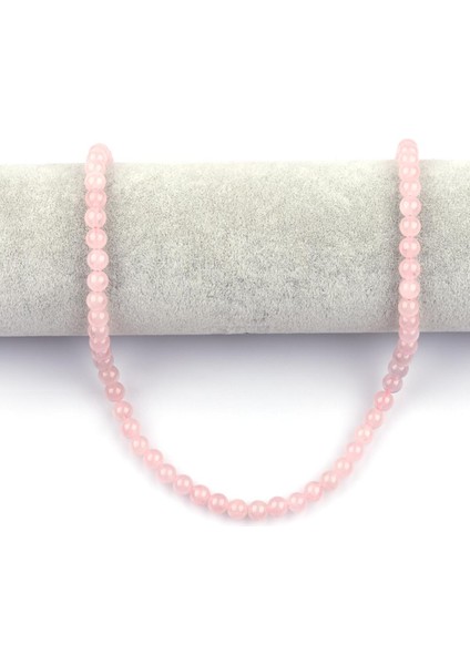 Madagaskar Pembe Kuvars Doğal Taş Dizi 6 mm Küre Kesim fiyatları