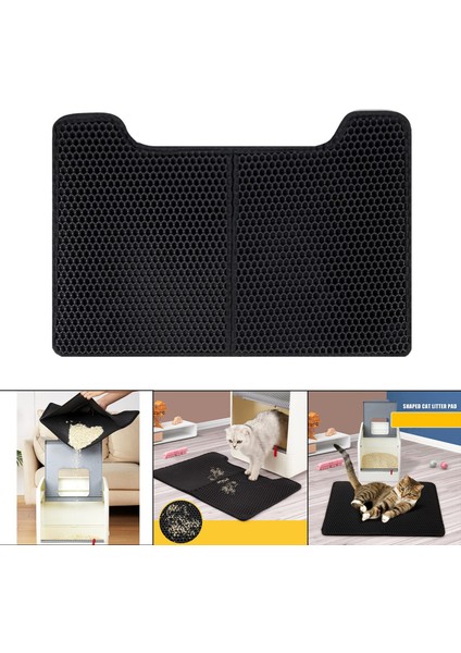 Çift Katmanlı Kedi Çöp Mat Çöp Kutuları Ped Pençe Temizleme Katlanabilir (Yurt Dışından) fırsatları