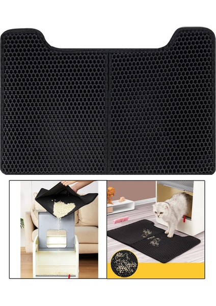 Çift Katmanlı Kedi Çöp Mat Çöp Kutuları Ped Pençe Temizleme Katlanabilir (Yurt Dışından) indirimleri