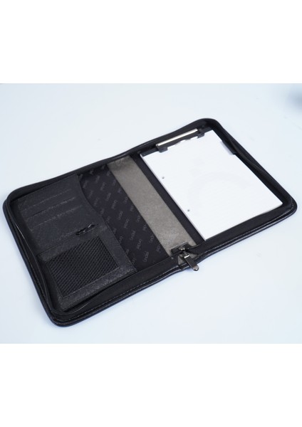 A5 Fermuarlı El Portföyü Çantası, Hamburg, Siyah fırsatları