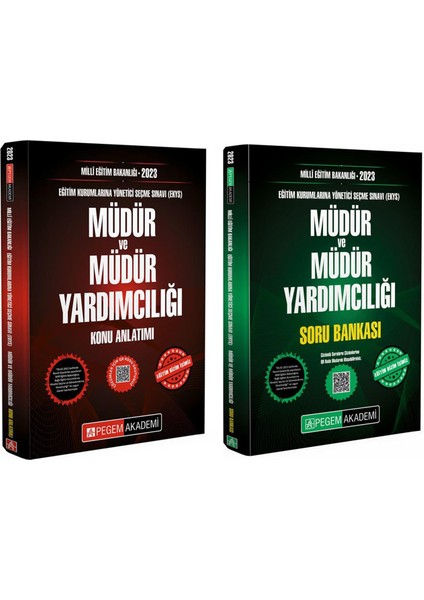 EKYS 2023 Müdür ve Müdür Yardımcılığı Konu ve Soru Seti 2 Kitap