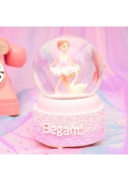 Balerin Kız Işıklı Müzikli Orta Boy Kar Küresi fiyatları