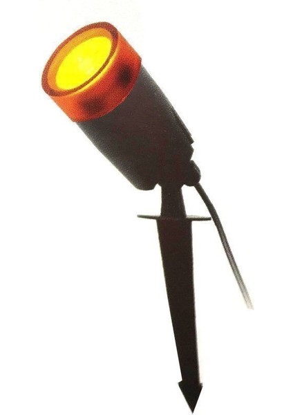 Çim Kazığı Bahçe Armatürü CT-7306 - Amber Renk