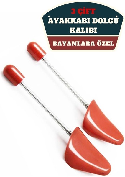 Kadın 36-41 Ayakkabı Dolgu Kalıbı 3 Çift 711526