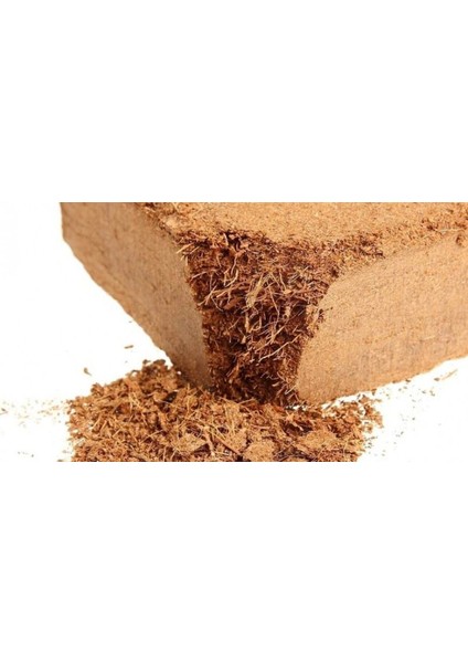 60 - 65 Litre Sıkıştırılmış Hindistan Cevizi Torfu - 4 - 5 Kg Blok İthal Organik Cocopeat Kokopit - Fidancı - Sıkıştırılmış Cocopeat - Çiçek, Bitki, Saksı Toprağı