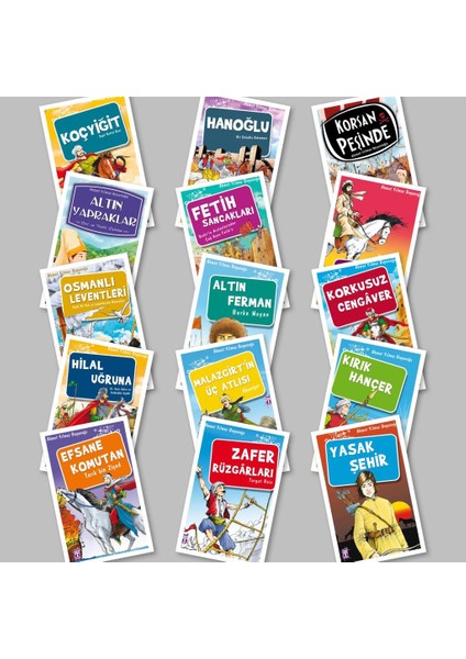 Ahmet Yılmaz Boyunağa Tarihi Öykü Seti (15 Kitap), Caprice B112 Kalem Hediye