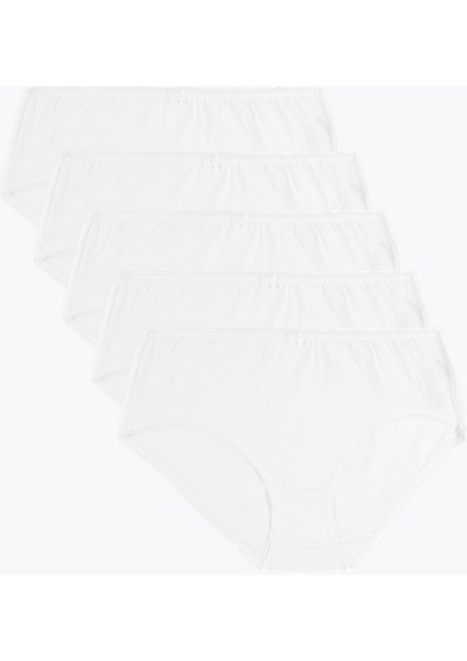 5'li Cotton Lycra® Midi Külot Seti