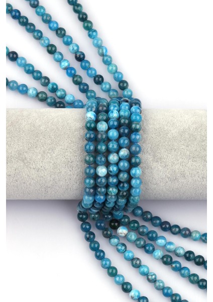 Apatit Doğal Taş Dizi 6 mm Küre Kesim