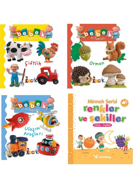 Yayınları Bebek Kitapları Seti (4 Kitap)
