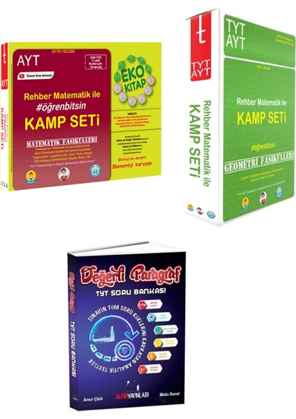 Tonguç Yayınları AYT Matematik Fasikülleri Seti Eko ve TYT-AYT Geometri Fasikülleri Seti Ile Nitro Deneme Paketi