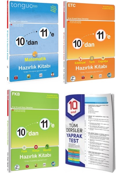 Tonguç Akademi 10'dan 11'e Hazırlık Seti