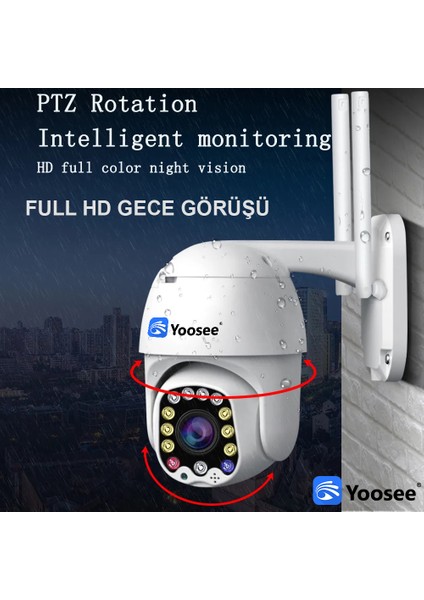 1080P Açık Wifi Kamera Ev Güvenlik Için Iki Yönlü Ses Otomatik Izleme