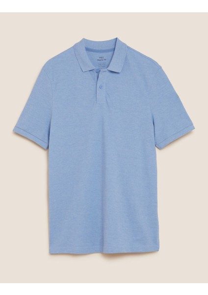 Marks & Spencer Saf Pamuklu Polo Yaka T-Shirt