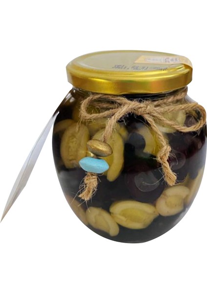 Çocuk Zeytini Siyah Yeşil Karışık El Emeği 200 gr