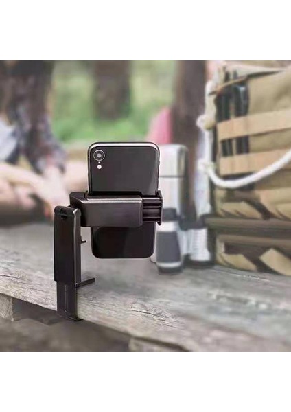 Telefon Tutucu Braketi Stand Kelepçe Montaj Masası Siyah (Yurt Dışından) fiyatları