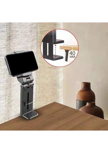 Telefon Tutucu Braketi Stand Kelepçe Montaj Masası Siyah (Yurt Dışından) modelleri